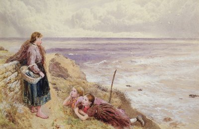Sulle scogliere di Cullercoats da Myles Birket Foster